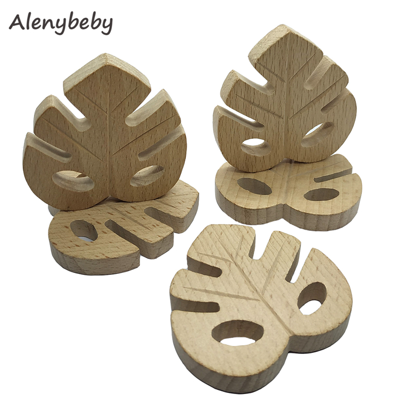 Natural wood teether leaf shap - огляд і ціна Baby Food Organic