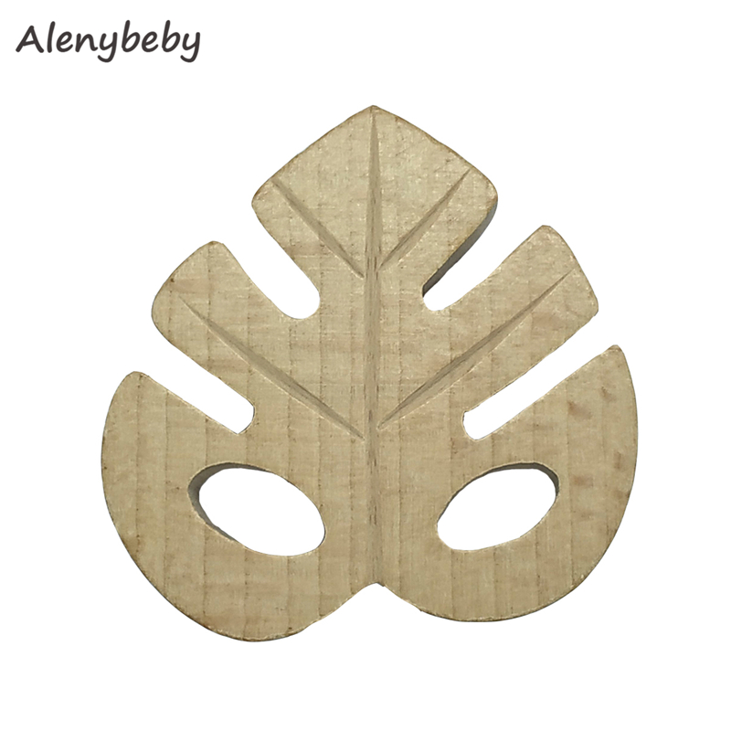 Natural wood teether leaf shap - огляд і ціна Baby Food Organic