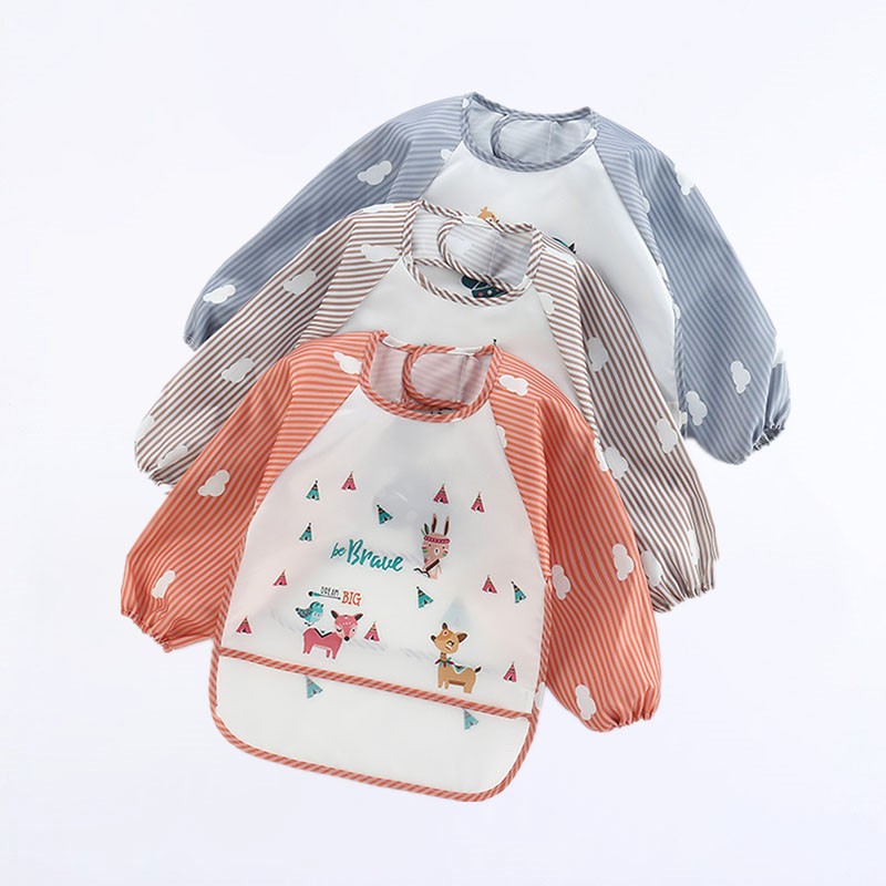 Baby Bibs Cute Colorful Cartoo - огляд і ціна Baby Food Apron