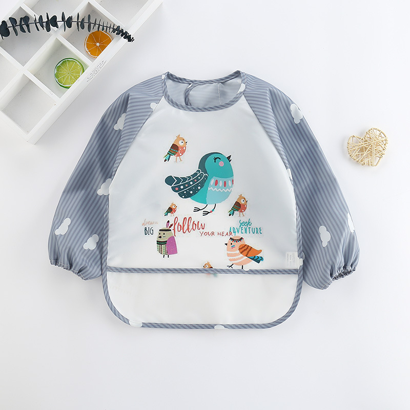 Baby Bibs Cute Colorful Cartoo - огляд і ціна Baby Food Apron