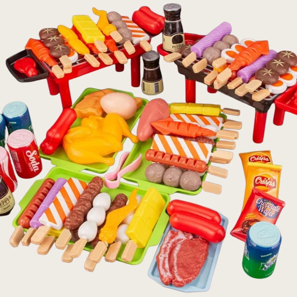 Baby Dress Up Kitchen Toys BBQ - огляд і ціна Baby Food Cooking Set