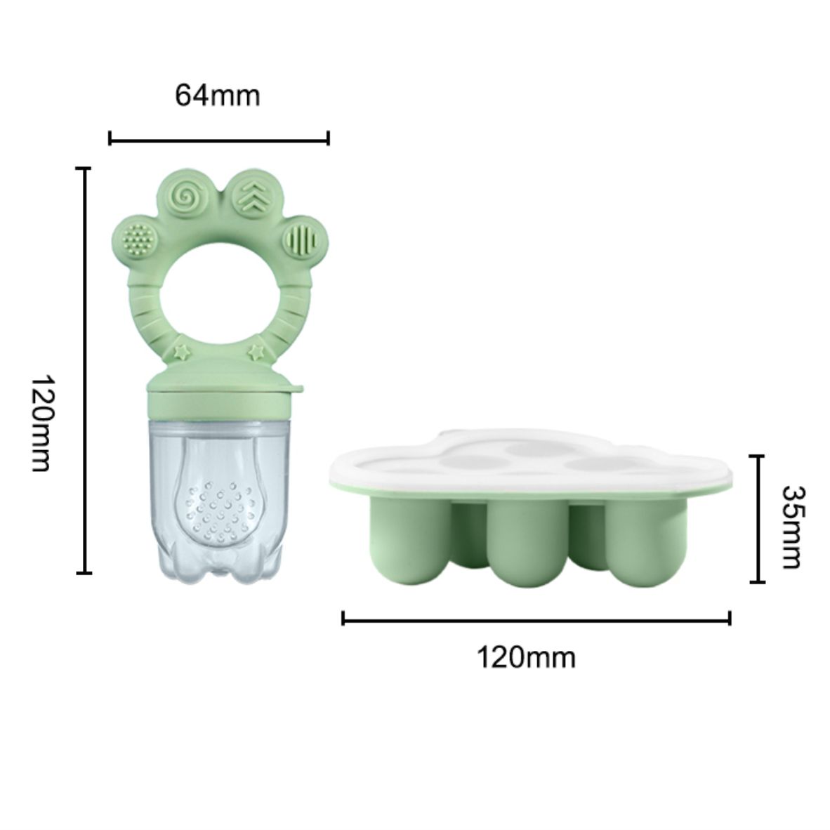 Baby Fruit Food Feeder & Freez - огляд і ціна Freezer Tray Baby